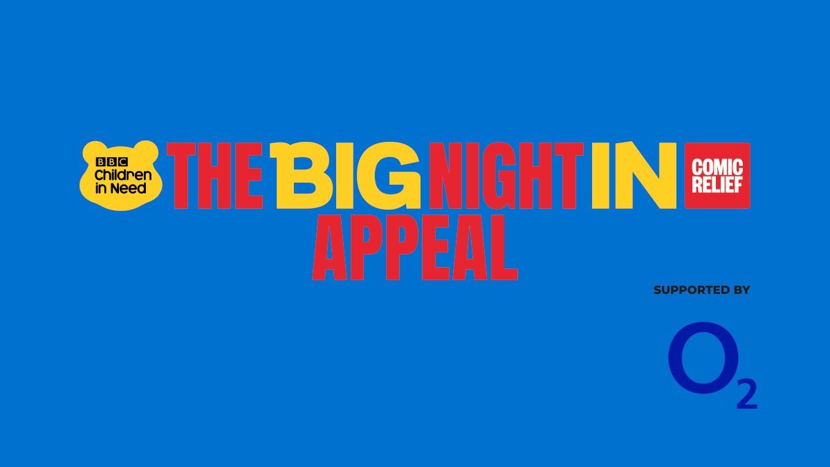 It's so important to stay connected right now, so I'm proud @EnglandRugby partner @O2 are supporting The Big Night In appeal for ComicRelief and Children In Need. Tune in tomorrow on BBC One at 7pm and, if you can, donate at spkl.io/TheBigNightIn #TheBigNightIn