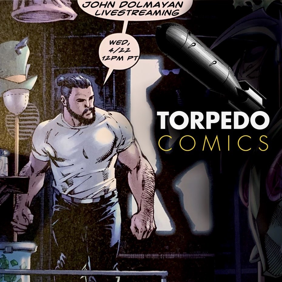 Join me today at noon for a special comic book collectors Q&A live stream on IG @TorpedoComicsOC - I’ll be answering questions about my passion for collecting and my original comic book series Ascencia. There may even be a few special guests popping in: Instagram.com/torpedocomics