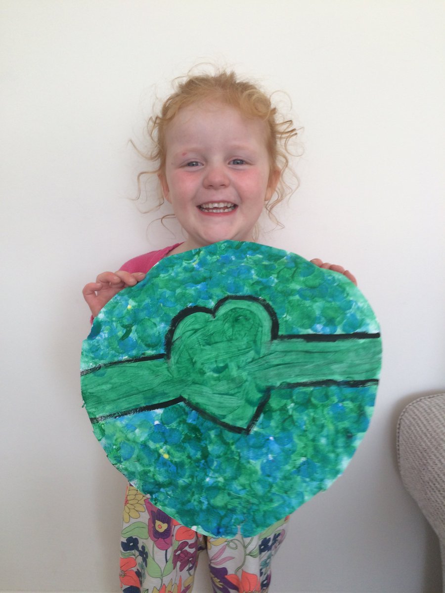 Happy   #worldearthday2020 50 years supporting environmental protection. Our home learners have been marking the day, even creating their own mini Earths from puff pastry! Well done Caspar.