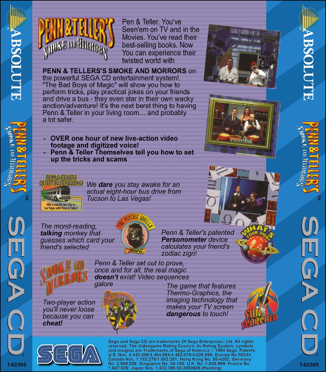 penn and teller sega cd