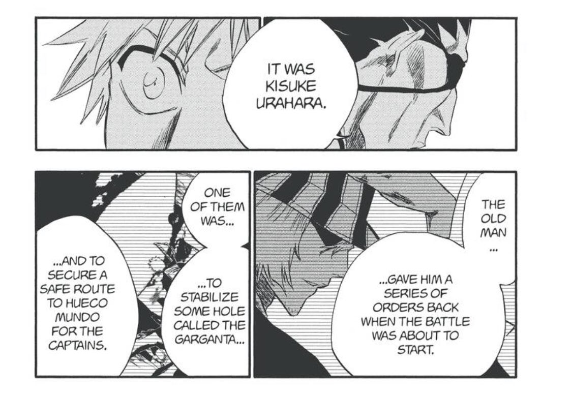 kisuke being the goat once again  #HollowTher