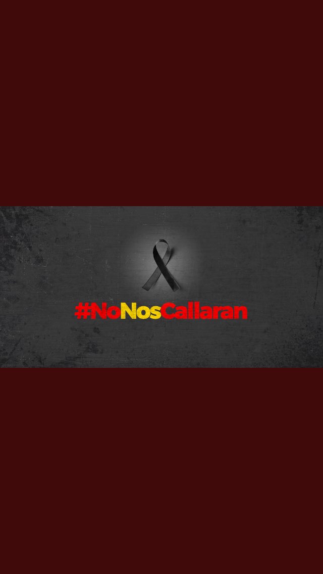 YFenollar's tweet photo. Por tantos que no pueden alzar la voz:
#NoNosCallarán https://t.co/UTqs0QoYSt