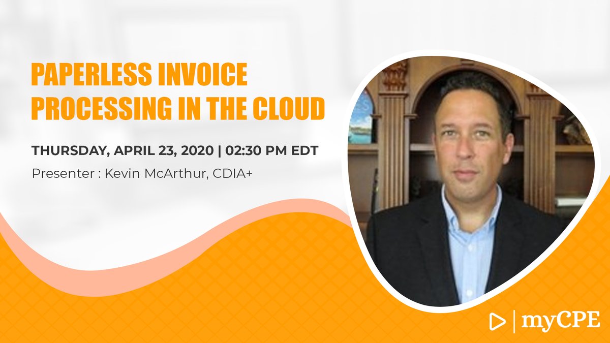 myCPE's tweet image. In the world of automation, learn about the automating invoicing process for small business accountants &amp;amp; accounting industry. You can register for the webinar using this link: bit.ly/2KprPQ7 

#invoiceprocessing #automatedinvoiceprocessing #Paperlessinvoiceprocessing