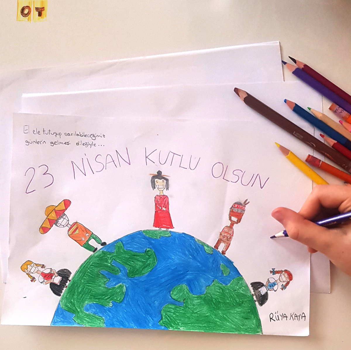 El ele tutuşup sarılabileceğimiz günlerin gelmesi dileğiyle... #23NisanKutluOlsun #OTdergi ✍ #RüyaKaya