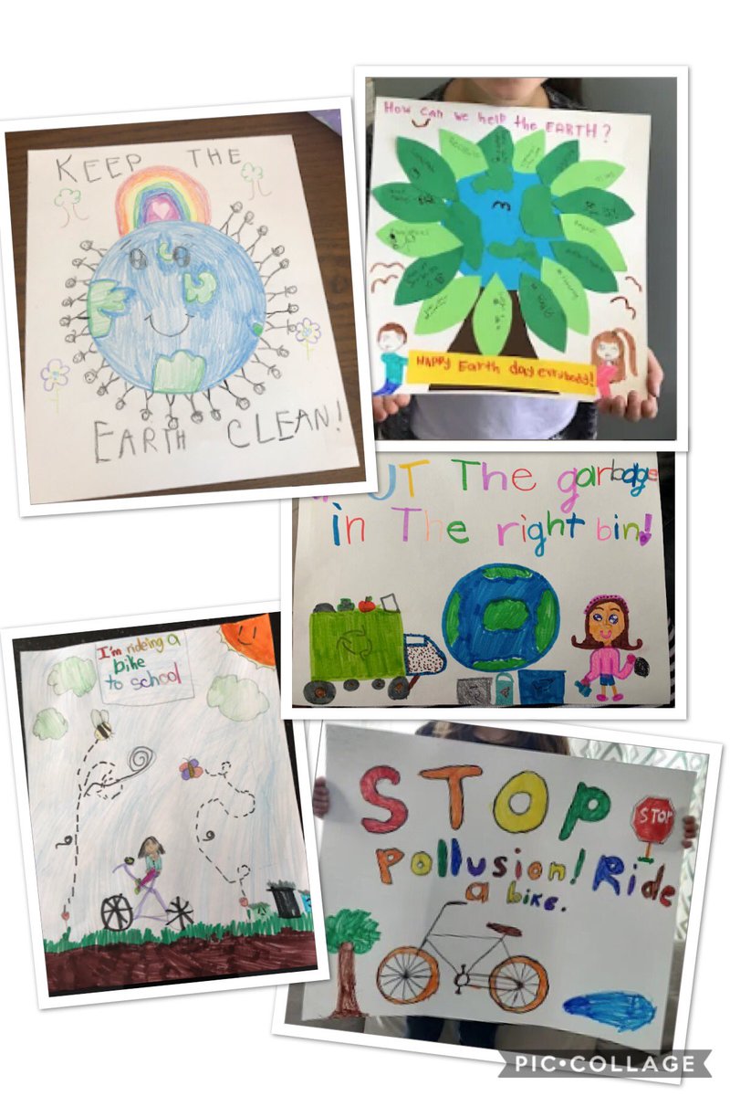 I’m so impressed with our Grade 2 Earth day posters 👏🏻🌎💙 #EarthDayIsEveryDay @SMCDSB_SCH