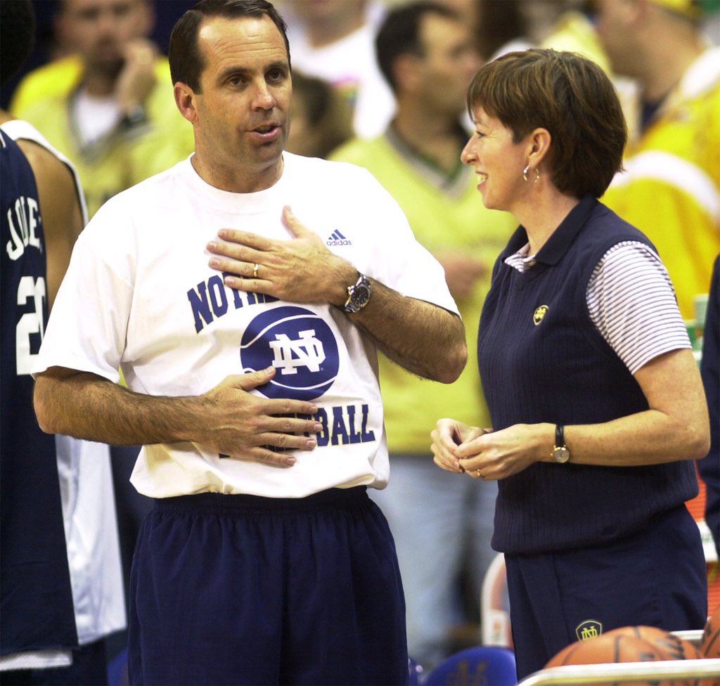 CoachMikeBrey's tweet image. Amazing run @MuffetMcGraw 
One of the great coaches in ANY sport.
You have been and will continue to be a great friend and inspiration.