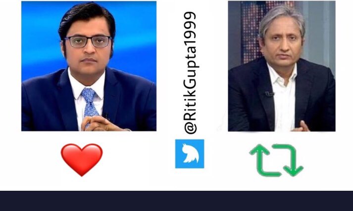 Nisarkh74091961's tweet photo. Who is your favourite Journalist?
 #ArrestAntiIndiaArnab #ArrestAntiIndiaArnab https://t.co/n5HRmVfAXG