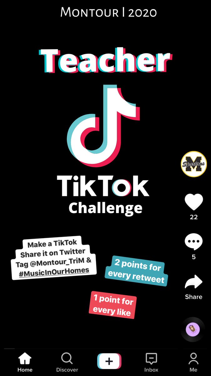 Teacher TikTok challenge next week! #MusicInOurHomes2020