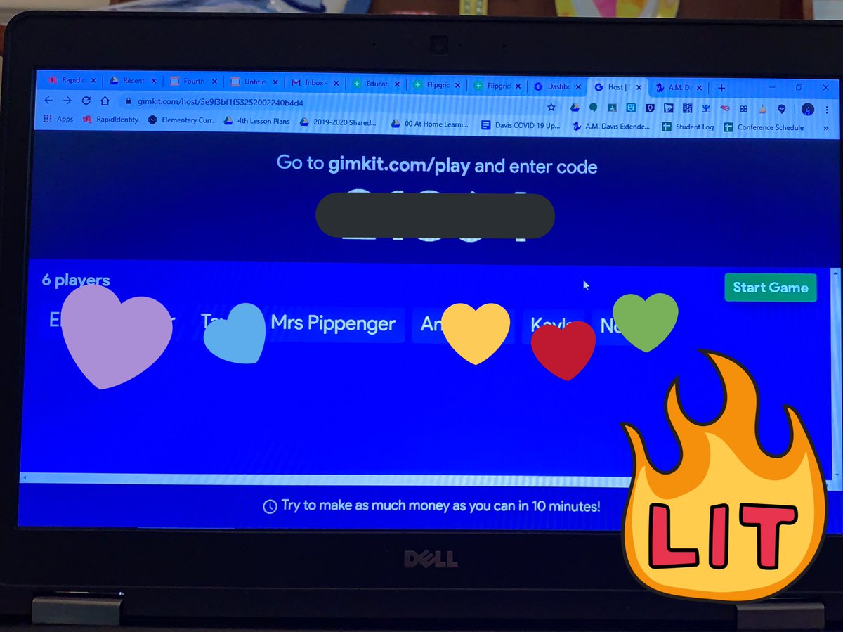 Just finished another Wednesday afternoon live gaming session! <a href="/gimkit/">Gimkit</a> <a href="/AMDavisElem/">A.M. Davis</a> #oneccps #dedicateddavisdragons