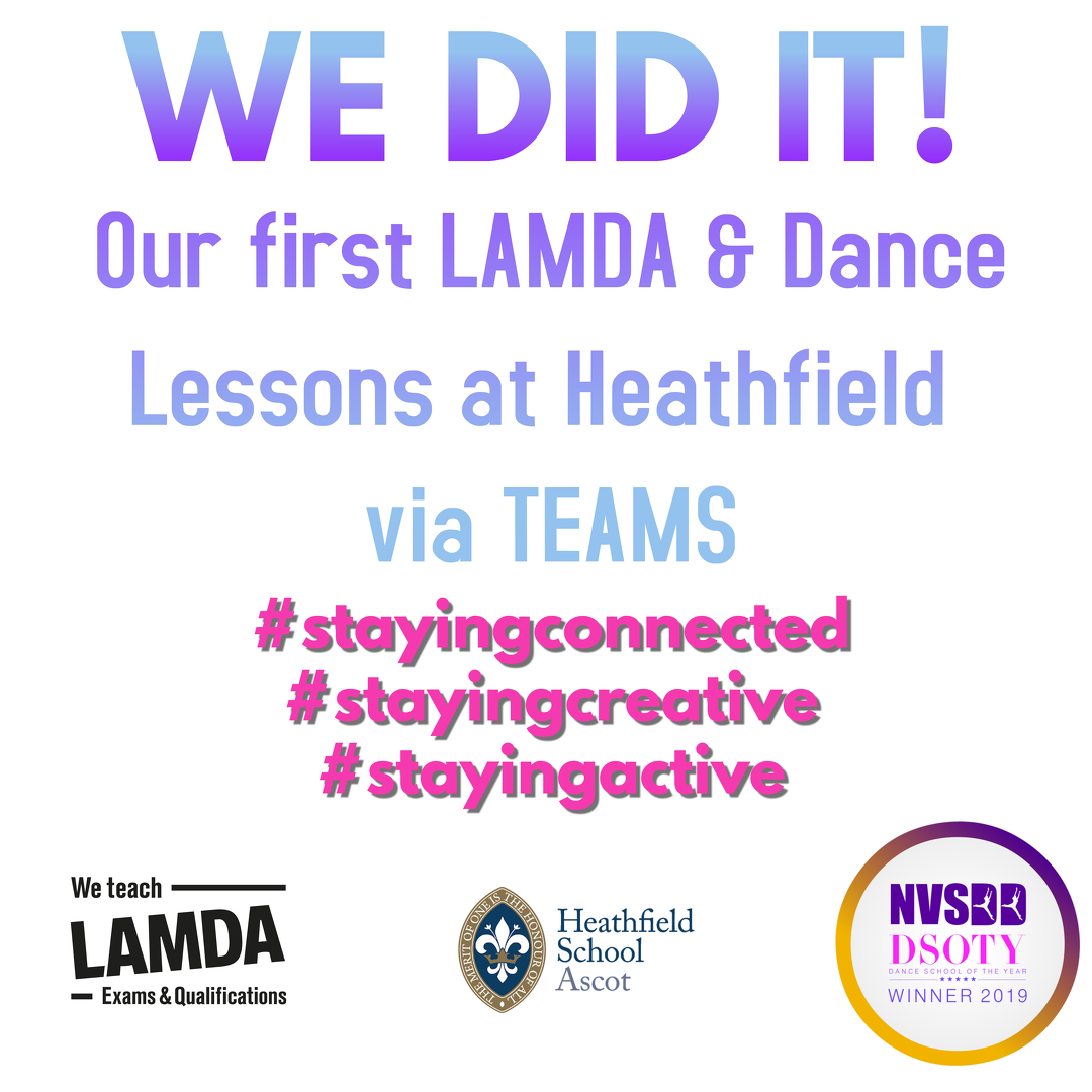 nvsdd's tweet image. So lovely to see our students!
A few technical hitches to start but we battled on through! #WeDidIt👏
Well done to @HeathfieldAscot girls, Miss Bron & Miss Holly! #LearningNewTechnology #StayingConnected #StayingCreative #StayingActive
❤️NVSDD
@HeathfieldDoC @heathfieldhead