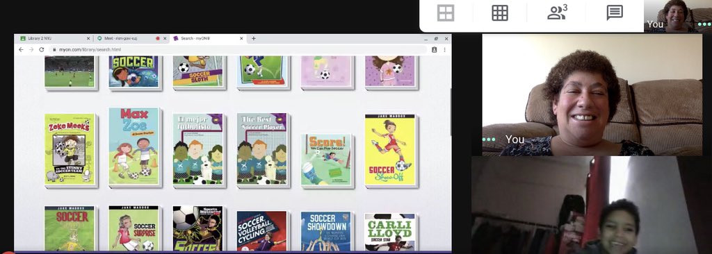 eburke814's tweet photo. Happiness is helping scholars look for books that they are interested in!!! @NycmyON @myONreader #JewelofLongIslandCity https://t.co/hnxo5hoyFB