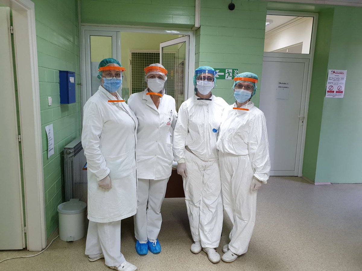 Našu COVID 19 ambulantu u III zdravstvenoj ambulanti i SHMP danas je posetio tim ruskih lekara koje je predvodio potpuk. Vojske RS Dragan Arsenijević. Naši gosti izrazili su veliko zadovoljstvo radom i organizacijom naših službi. 

#covid19 #sabac