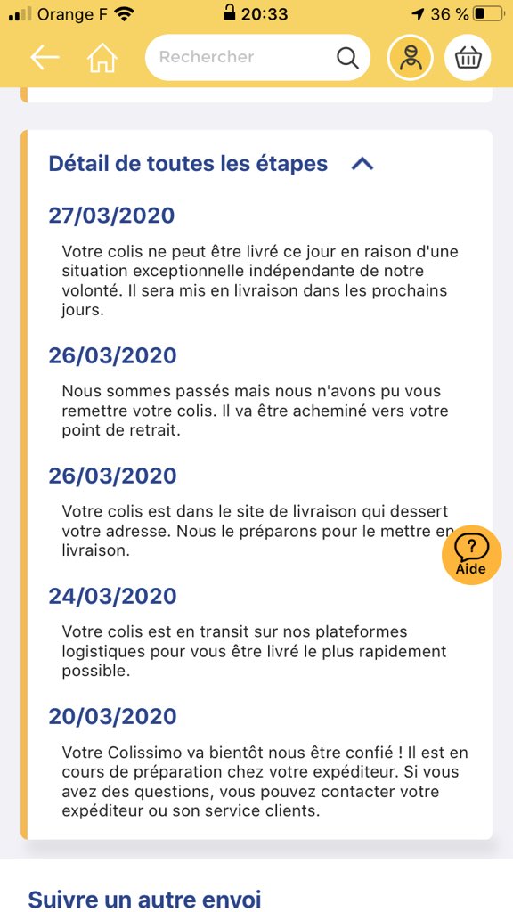Chatodargol's tweet photo. Bonjour #LaPoste cela fait 5 semaines que mes 3 #collissimo ne bougent plus. Ils ont été soit disant présentés (faux car confiné) mais en vrai le bureau de poste a été fermé jusqu’au 6 avril. J ai tout essayé pour vous joindre en vain. On fait quoi ? https://t.co/HZkxJZGIVa