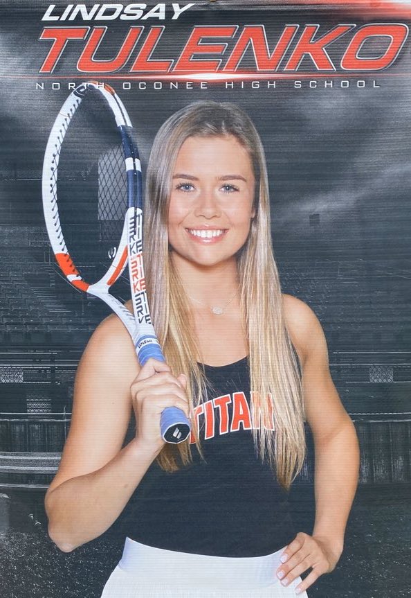 nohstitantennis's tweet photo. Today’s Senior Spotlight is on Lindsay Tulenko @TulenkoLindsay. Lindsay played #1 singles while winning 3 region championships, a state runner up, and 2 state championships.  Lindsay wil sign with the Univ of South Carolina tomorrow! https://t.co/sJb9CpG2fX