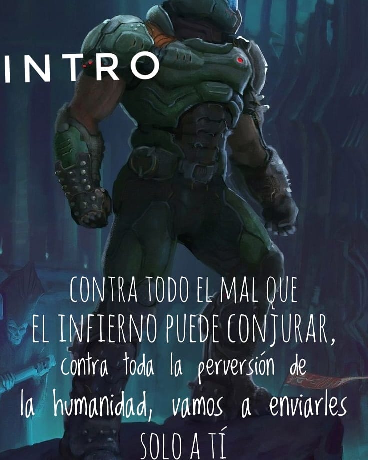 Frasesdevideoj1's tweet photo. Frases dentro de las imágenes
A mí parecer el principio y el final están relacionados.
Que opinan? 
#doometernal #frases #frasesdevideojuegos #videogame #videojuego #español #armas. https://t.co/DOeBQ6iBq3