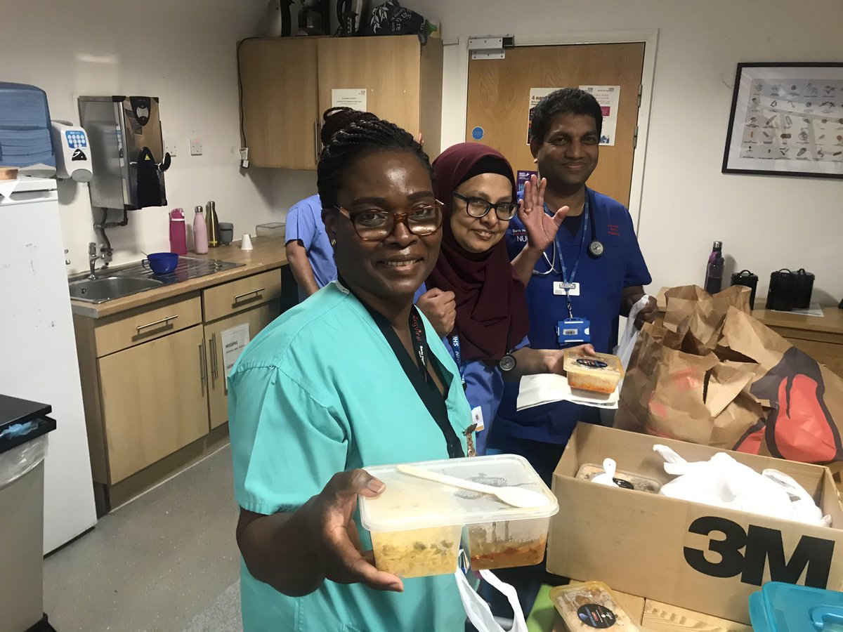 Catriona (Catrina)💙 #BHWellbeing (@catrionarowland) on Twitter photo Thanks for all the kind donated food <a href="/nuh_19/">NUH Covid-19 Response.</a> <a href="/supportingHC/">SupportingHumanity</a> <a href="/NewhamICU/">Newham University Hospital Intensive Care Unit</a> <a href="/mikaela157/">Micaela</a> @TraumaAndy <a href="/Thomas27Mary/">Mary.thomas27@nhs.net</a> <a href="/estheraby02/">Elizabeth Abraham</a> <a href="/pagea01/">Anna Page</a>
#WeCare
#StayHomeSaveLives Thanks for all the kind donated food <a href="/nuh_19/">NUH Covid-19 Response.</a> <a href="/supportingHC/">SupportingHumanity</a> <a href="/NewhamICU/">Newham University Hospital Intensive Care Unit</a> <a href="/mikaela157/">Micaela</a> @TraumaAndy <a href="/Thomas27Mary/">Mary.thomas27@nhs.net</a> <a href="/estheraby02/">Elizabeth Abraham</a> <a href="/pagea01/">Anna Page</a>
#WeCare
#StayHomeSaveLives