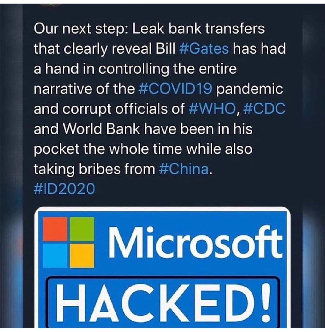 Mehmetali_Onel's tweet photo. Küresel gücü ifşa çalışmaları başlamış görünüyor.
#UsaHackers gurubu; ABD'nin en etkili kurumlarından olan Hastalık Kontrol ve Önleme Merkezi #CDC'yi de hacklediklerini duyurdu.
Çok sürmez küreselcilerin WHO ve Çin ile olan bütün kirli çamaşırları ortaya dökülür.
#GatesHacked https://t.co/utfIH9T5Ju