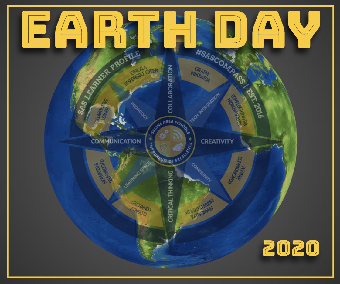 Get outside and enjoy #EarthDay, Saline! #SASCompass