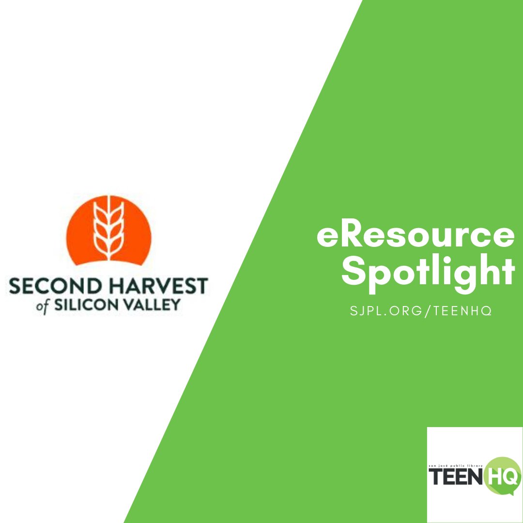SJPLTeenHQ's tweet image. Today&apos;s eResource Spotlight is on Second Harvest of Silicon Valley.
.
Teen volunteers ages 14-17 can help sort food at local facilities.
.
#secondharvestofsiliconvalley #sjpl #eresourcespotlight #teens #ya #righttolibrary #sjplteenhq #sanjose