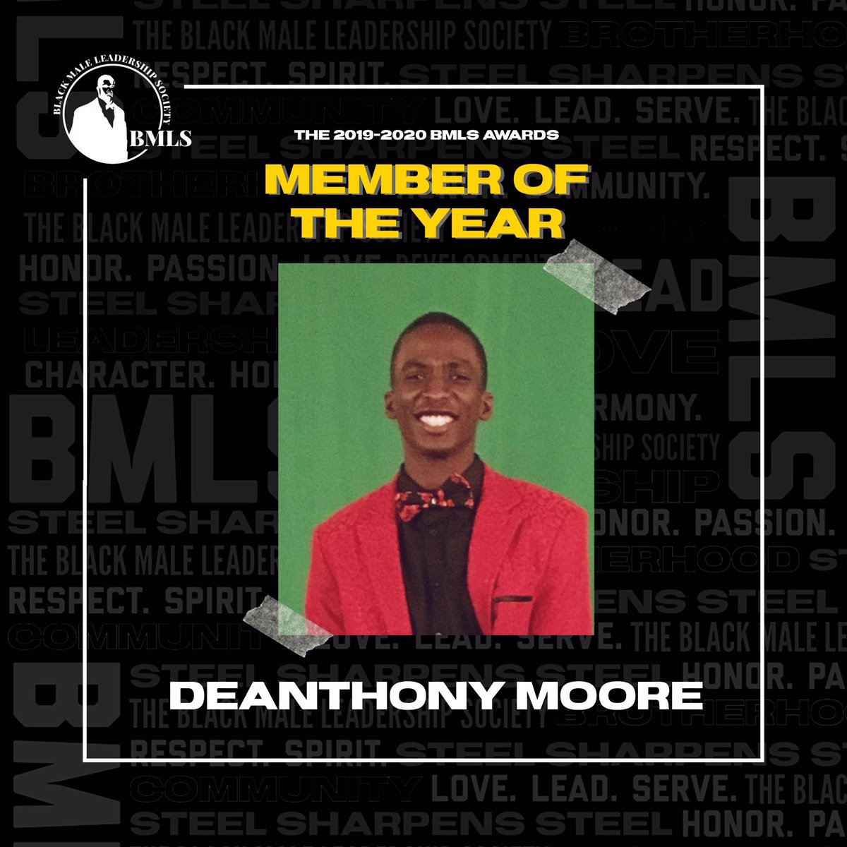 UGABMLS's tweet photo. The Member of the Year is DeAnthony Moore! DeAnthony is a 2nd Year Intended Journalism Major from Atlanta, GA. DeAnthony, thank you for the commitment, spirit, and passion that you have brought to BMLS! #SteelSharpensSteel https://t.co/uLqIN4Bu17