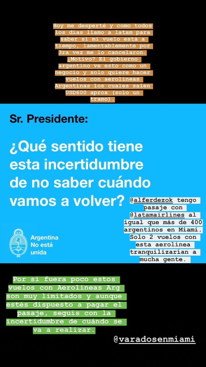 MarcelaMarchese's tweet photo. @alferdezprensa @alferdez Hoy nueva cancelación... Y??? Son Argentinos también! https://t.co/4R1izqZTcL