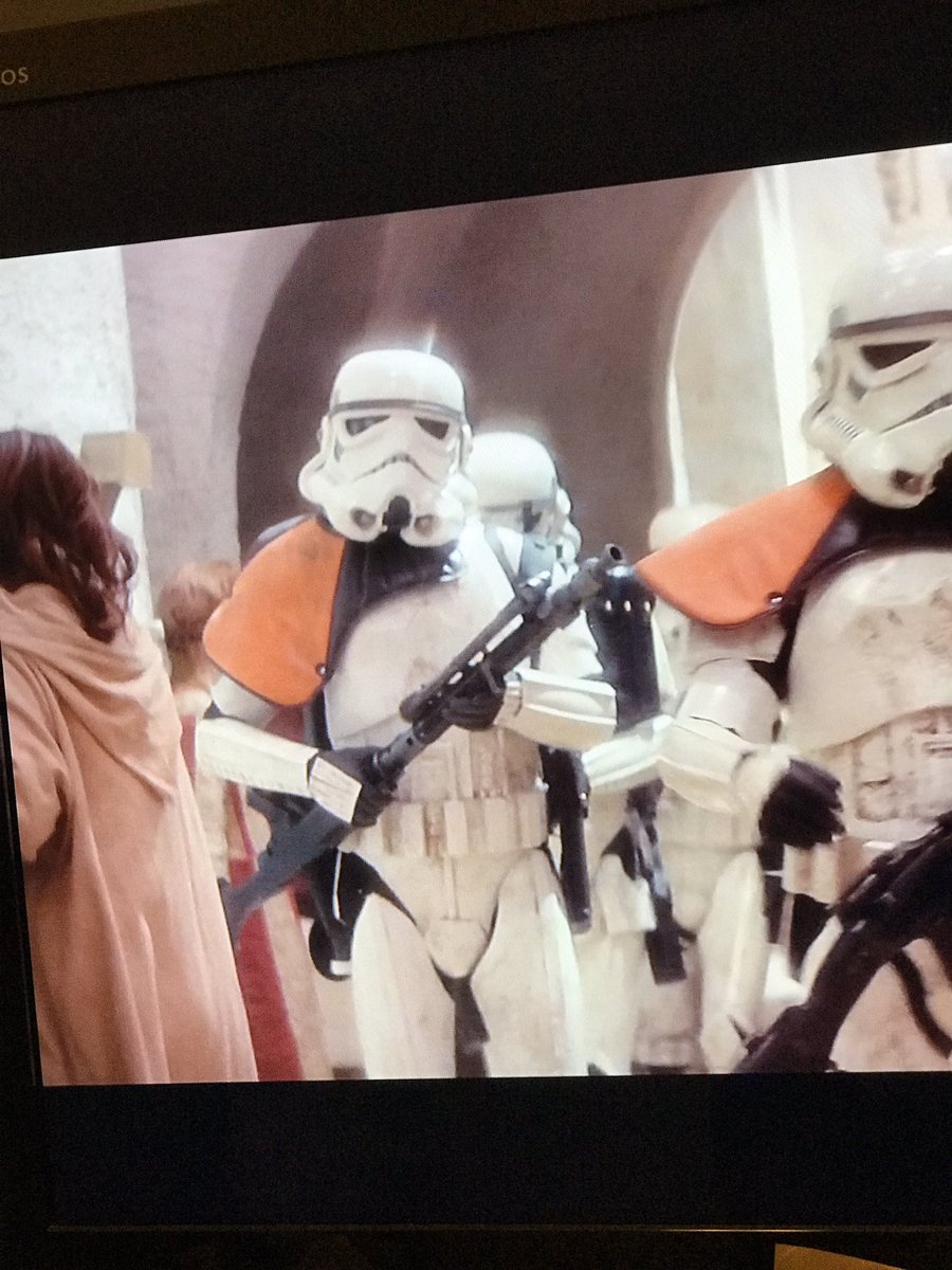 Did you all got off Tatooine so easily cuz the stormtroopers carry their blasters upside down @HamillHimself ?