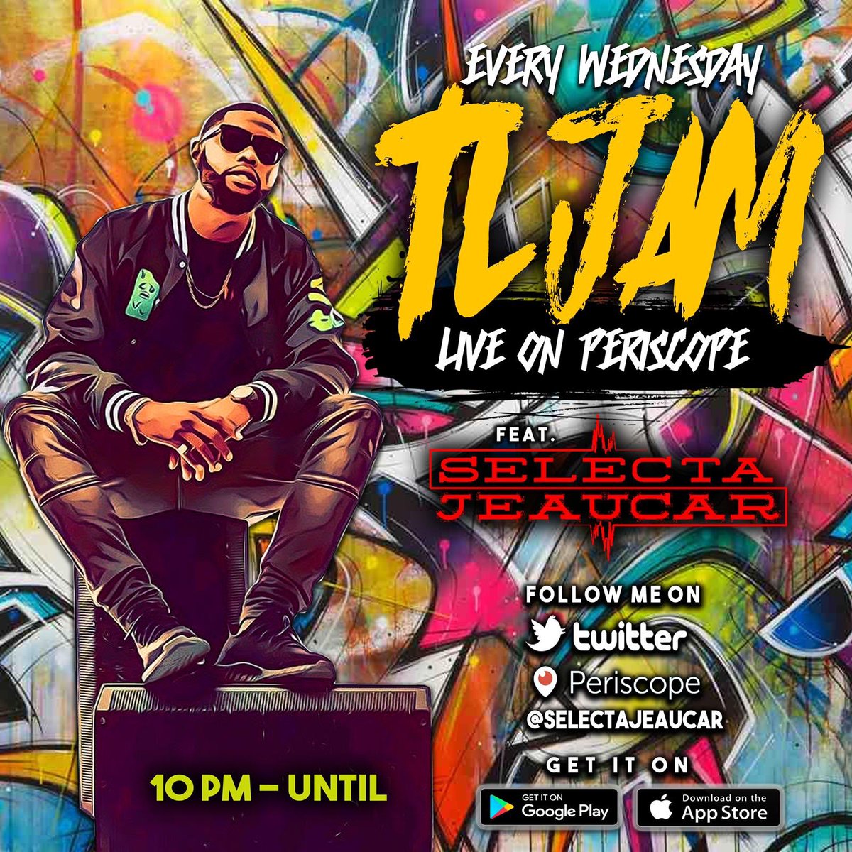 SelectaJeaucar's tweet photo. #TLJamReturns tonight and is LIVE on Periscope!! 📲
SJ x JMTB Presents: “Back 2 Basics”
“The Original #TLJam”
ADMISSION:
Ladies: Free All Night 💃🏾
Gentlemen: $30 before 11 🕺🏾
https://t.co/LwFe5FCpAk… https://t.co/6Apr1GYXLk