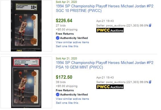 Same card. SGC 10 — $226.64 PSA 10 — $172.50Why is SGC now outselling PSA?Curious to hear some theories!
