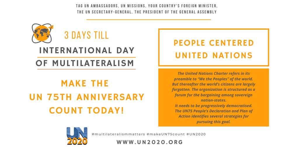 gracie_mannion's tweet photo. The UN75 political declaration this Sep. should do more than remember the organization’s past achievements. It should acknowledge the growing challenges to international cooperation and set the international community on a path toward a more effective UN system. @LorettoattheUN https://t.co/jfeL9Zxeui