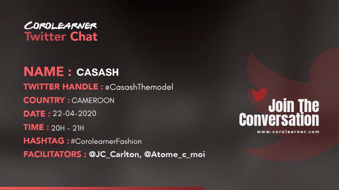 CasashThemodel's tweet photo. Hey Twitter. Top c’est parti #CorolearnerFashion https://t.co/7sULPH3mJr