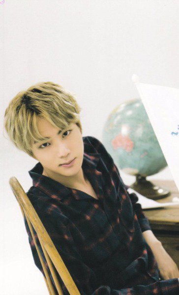 jin& #39;s wavy hair - a rare but a cute hairstyle: a thread