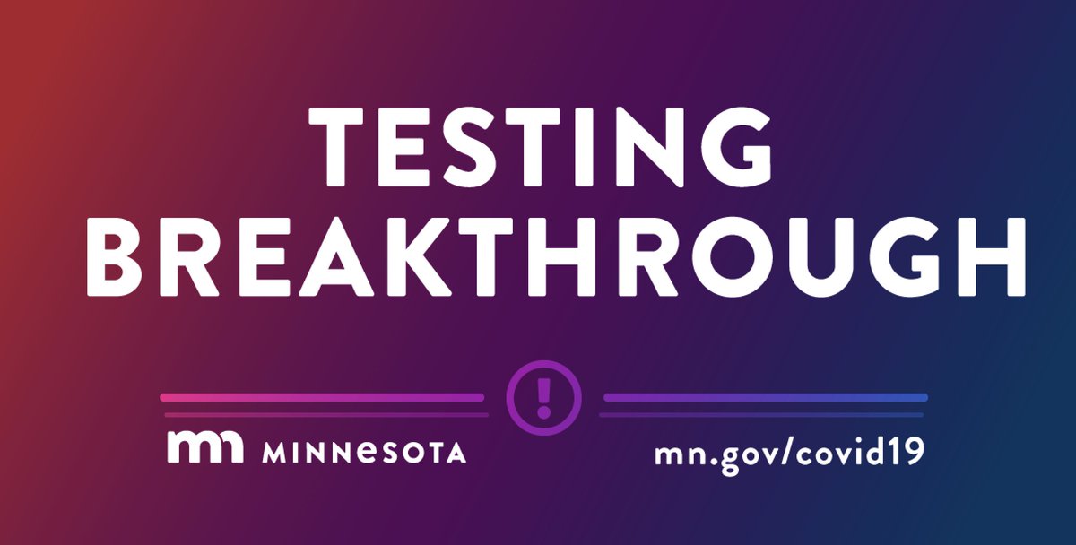 grove's tweet photo. We are so fortunate for our medical &amp; research community in MN. Today @GovTimWalz, @MayoClinic &amp; @UMNews are announcing a breakthrough for rapid, widespread testing of #COVID in Minnesota. 

Together we're building the capacity to test as many as 20,000 Minnesotans everyday. https://t.co/aE56zGB9El