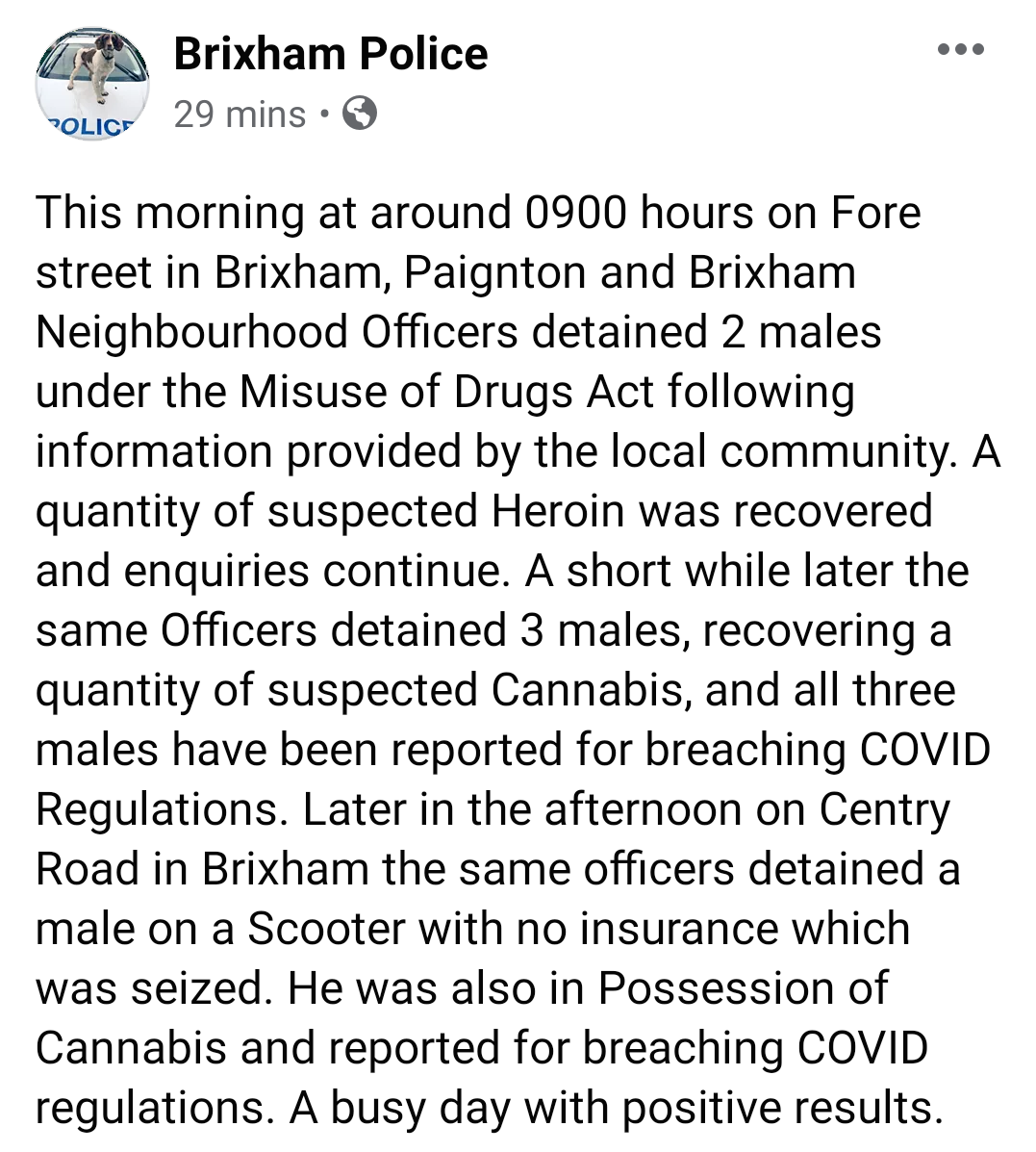 PC Dave Thomas tweet media