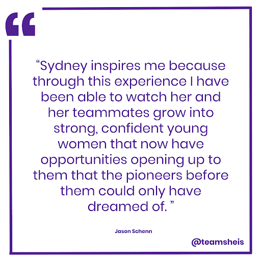 TeamSheIS's tweet photo. #ShareYourStory FEAT. @BorderlandGM is inspired by his daughter Sydney who is a 🏈 player. Sydney plays for the love of the game &amp; aims to be part of opening 🏈 in a bigger way to women &amp; girls. Her resilience inspires him to continue to create opportunities for those to come! https://t.co/WOgXgVh7TL