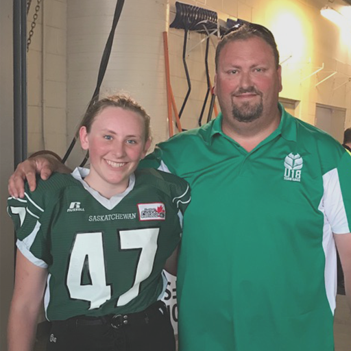TeamSheIS's tweet photo. #ShareYourStory FEAT. @BorderlandGM is inspired by his daughter Sydney who is a 🏈 player. Sydney plays for the love of the game &amp; aims to be part of opening 🏈 in a bigger way to women &amp; girls. Her resilience inspires him to continue to create opportunities for those to come! https://t.co/WOgXgVh7TL