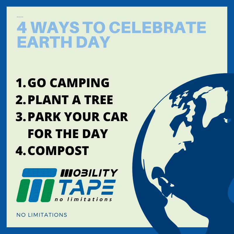 mobilitytape's tweet photo. All of us can do our part and celebrate this Earth while staying fit! Here are just a few ways to do so while staying active and healthy. How do you celebrate Earth Day? https://t.co/nqMEFzCmfL