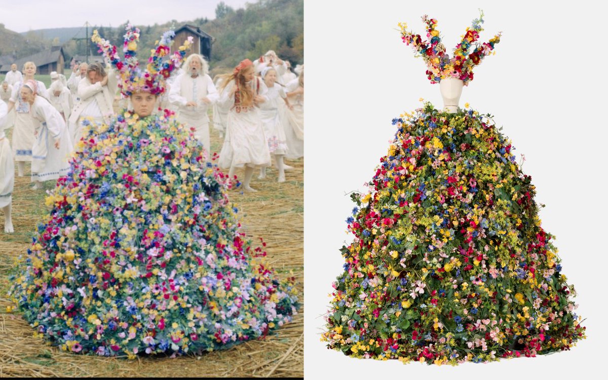 You can frolic through the Swedish countryside in Florence Pugh’s May Queen dress from  #Midsommar  https://bit.ly/3bAPkSg 