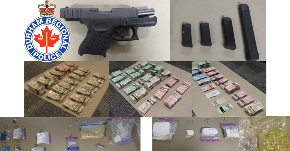 Two suspects arrested and <a href="/DRPS/">Durham Regional Police</a> Gun and Gang investigators seized over $1.25 million in cash and drugs during a three-month investigation. Great work and another gun of the streets. 

News Release - bit.ly/3bvuJhP