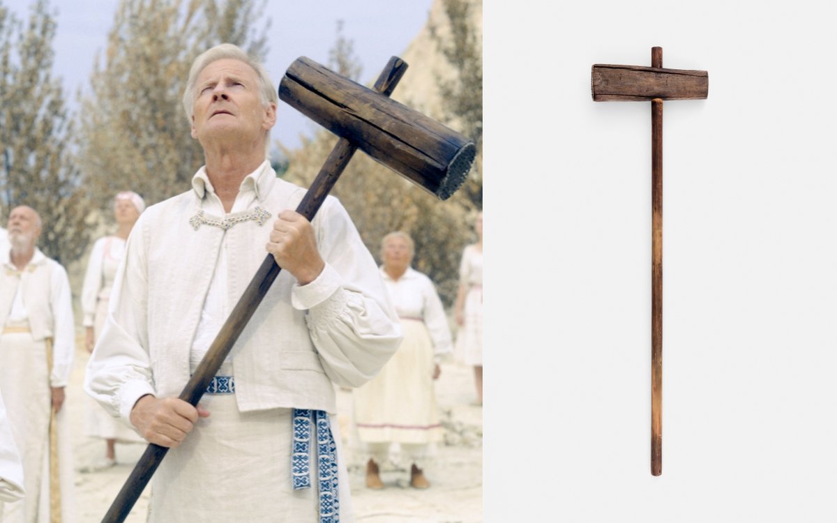 The “finishing mallet” used in  #Midsommar is one of the items available in A24’s prop auction  https://bit.ly/3bAPkSg 