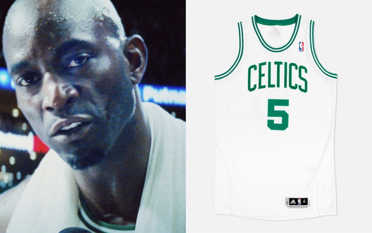 Kevin Garnett’s  #UncutGems Celtics jersey could be yours  https://bit.ly/3bAPkSg 