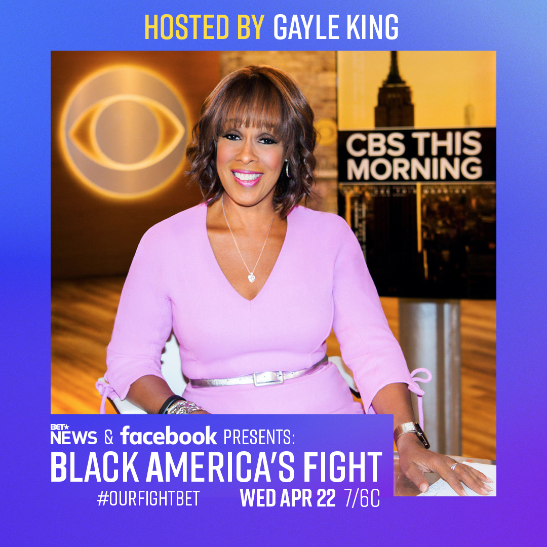 BET News, in partnership with Facebook and CBS News, to host a primetime news special BET News and Facebook Present: COVID-19: Black America’s Fight 
 at 7PM ET today on BET, BET Her, BET’s international channels and streaming on BET and BET News’ Facebook pages, #BETCovidRelief
