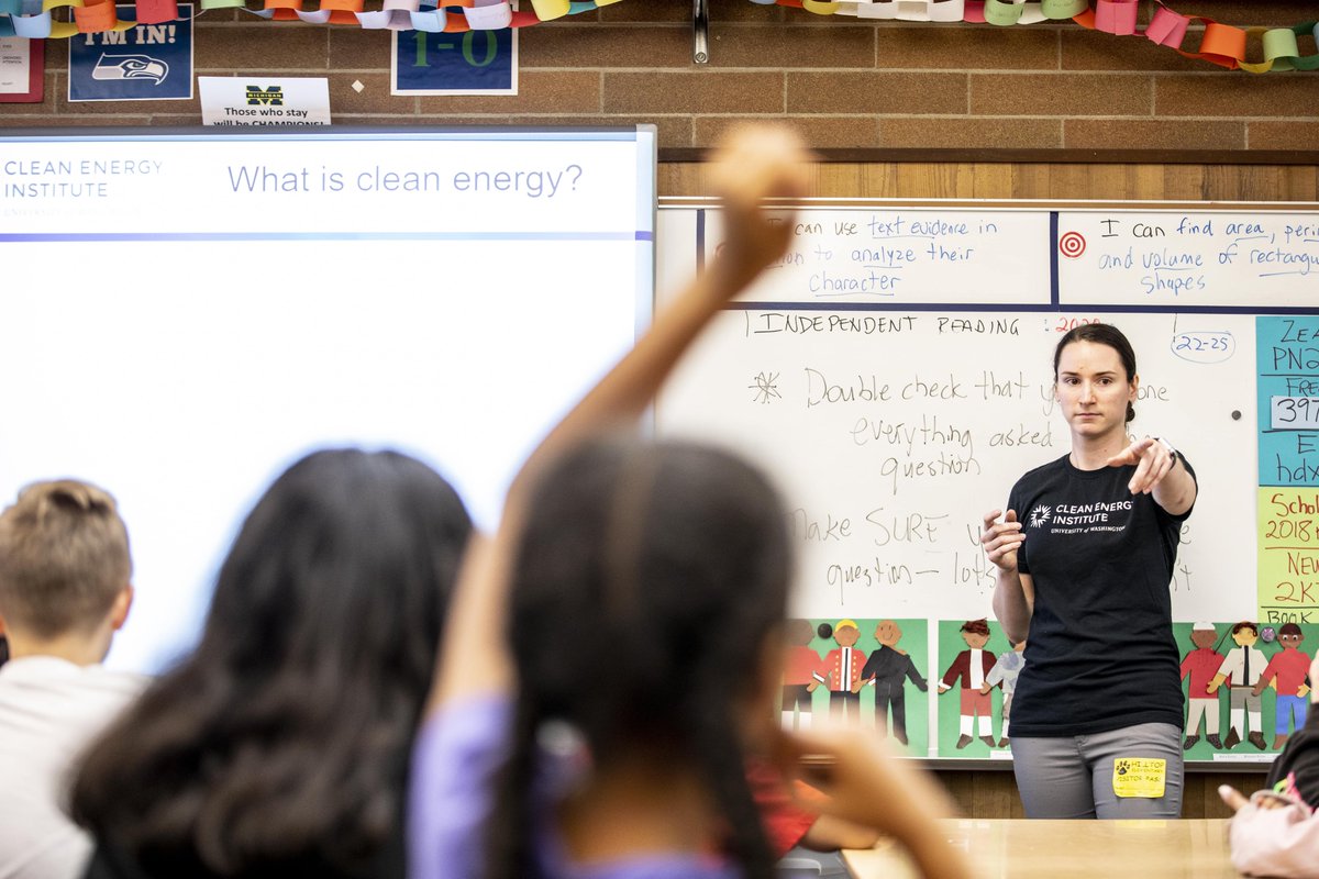 UW_CEI's tweet photo. K-12 teachers: sign up for virtual visits from @UW students for your classes. Speakers give presentations &amp; demos on: basic energy concepts, solar materials, energy storage, smart grids https://t.co/S8m3ysaXTu @uwengineering @UWChemistry https://t.co/wgceGfsWrn