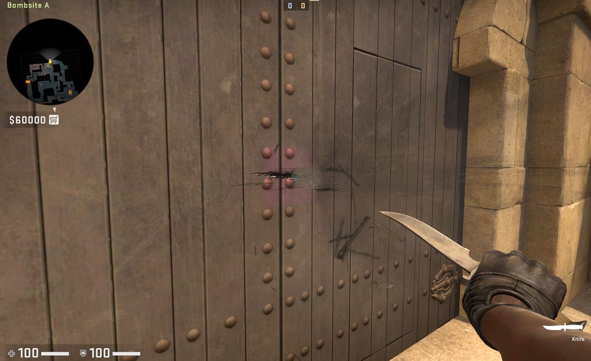 Scope Gg Never Just Never Sut A Wall With The Knife In Cs Go For Example If You Cut The Wall Near Ct On Mirage Enemies On Mid Short In Underpass Will Hear