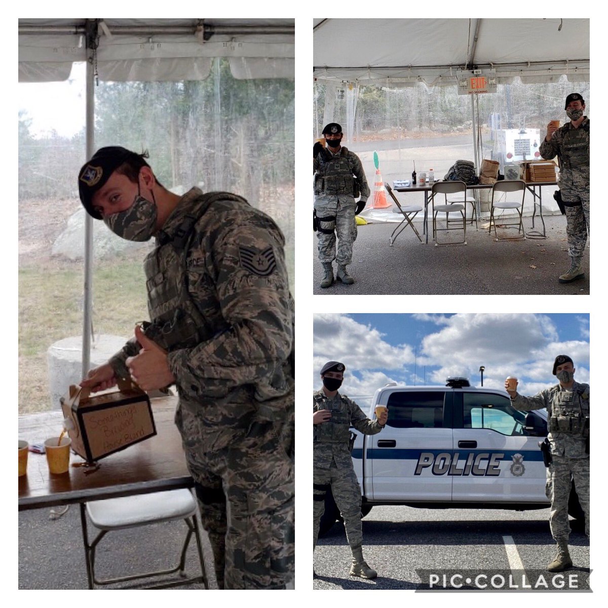 vfwpost152's tweet photo. #ICYMI our post purchased our weekly coffee and pastries from a #supportlocalBusiness in @NorthKingstown and delivered them to the @RINationalGuard working at #Covid_19 test sites #InThisTogetherRI It is our honor to brighten the day of those on the front lines #StillServing. https://t.co/Ue3cNyyXFG