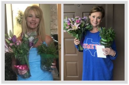 Special Administrative Professionals' Day deliveries while in quarantine. These two wonderful ladies are CELEBRATED for ALL they do for our CENTENNIAL FAMILY and COMMUNITY!  Thank you Melody and Debi.  We love you ♥️♥️♥️  #PISDAdminProfessionalsRock