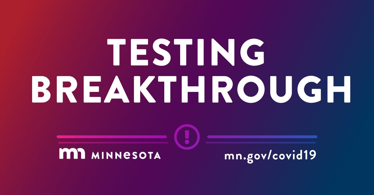 GovTimWalz's tweet photo. Today we announced a breakthrough in rapid, widespread testing of COVID-19. When Minnesota faces a challenge, we rise up—together. I’m proud to partner with Minnesota’s innovative research and health care systems to pioneer how states can begin to move forward amid COVID-19. https://t.co/82r2RF4UjK