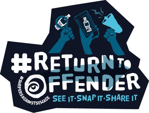 To celebrate #EarthDay we're launching #ReturnToOffender - a unique #DigitalBeachClean campaign. Snap pictures of branded #PlasticPollution, share them on social media, tagging brands & demand action to stop plastic pollution > BIT.LY/RETURNTOOFFEND…. #SurfersAgainstSewage