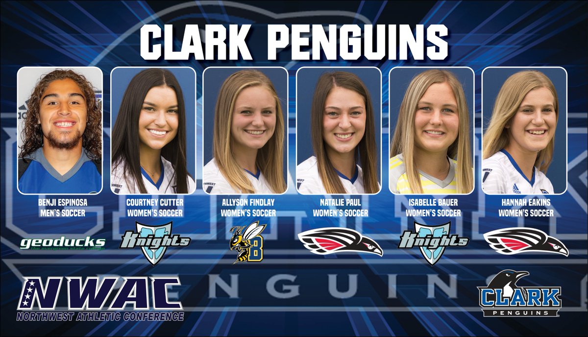 More Clark Penguin Sophomores who have signed to play at the next level! <a href="/ClarkPenguins/">Clark Penguins</a> 
 <a href="/clarkwsoc/">Clark College Women's Soccer</a>
 
 nwacsports.org/general/2019-2…