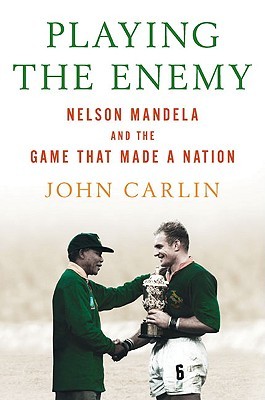 DAY 33: "Playing the Enemy" by John Carlin.One of my favourite memories is my family celebrating - emotional, exhilirated - the final of the 1995 World Cup. Only when I read this book (over a decade later) did I grasp the significance of that last drop goal. #lockdownlibrary