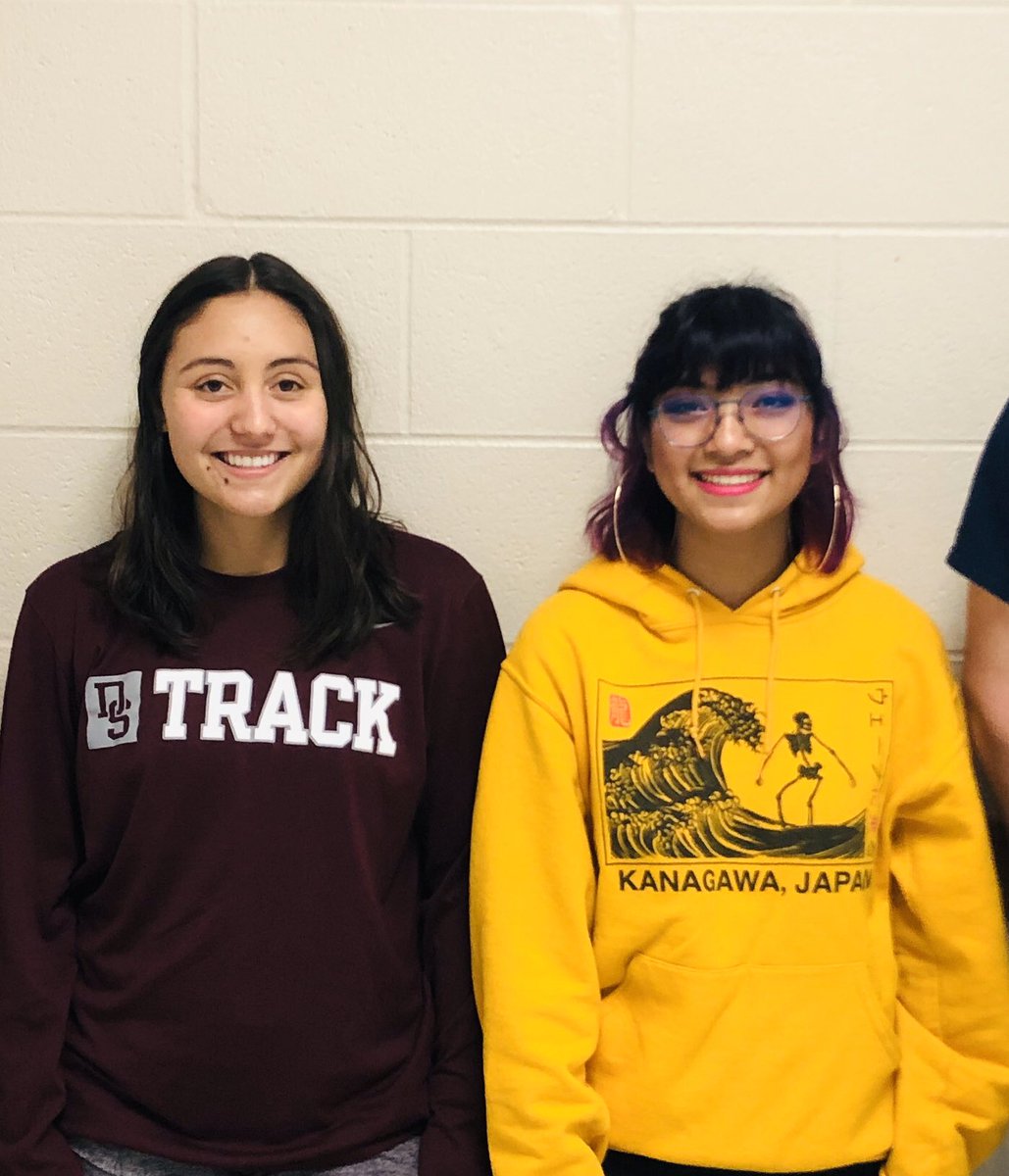 MrsJessChambers's tweet photo. Congrats to junior Natalie Chavez for advancing to HOSA Internationals!!! She placed 3rd in Texas for her event- Prepared Speaking.   Also congrats to senior Chloe Aguilar for earning a $1000 scholarship! #IAmDsisd #DSHSHOSA https://t.co/5dnTNHmkGb